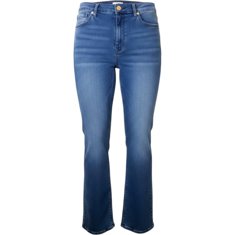 Diane Gilman DG2 Jeans Medium Wash High Rise Bootcut Stretch Denim Size 14T NEW